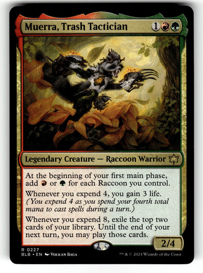 Muerra, Trash Tactician – 227 BLB: Bloomburrow R NM