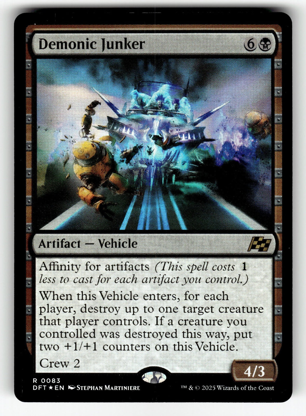 Demonic Junker – 83 DFT: Aetherdrift R Foil NM