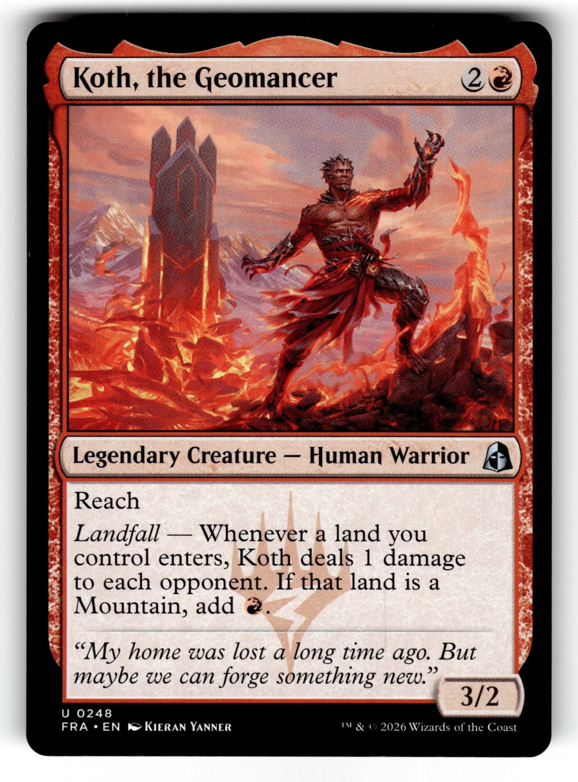 Koth, the Geomancer – 248 FRA: Reality Fracture U NM