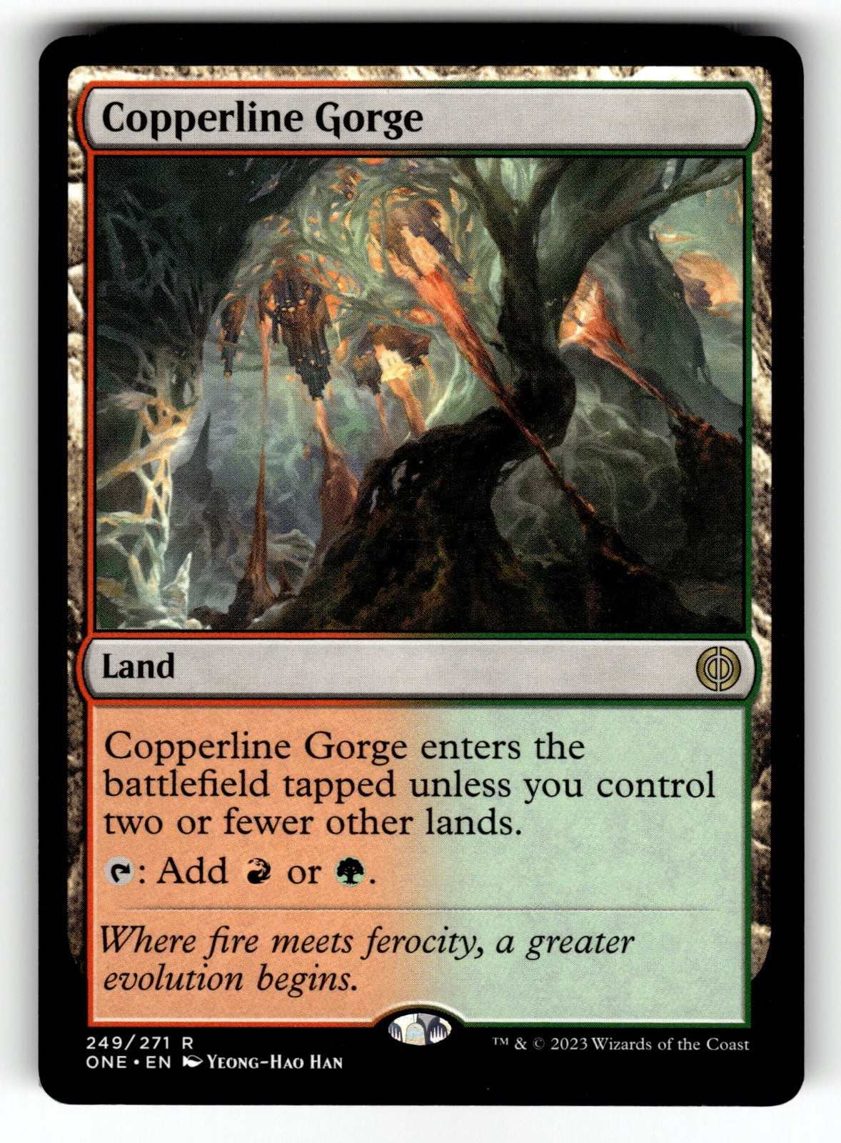 Copperline Gorge – 249 ONE: Phyrexia: All Will Be One R LP
