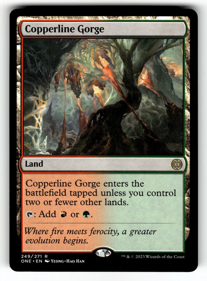 Copperline Gorge – 249 ONE: Phyrexia: All Will Be One R LP