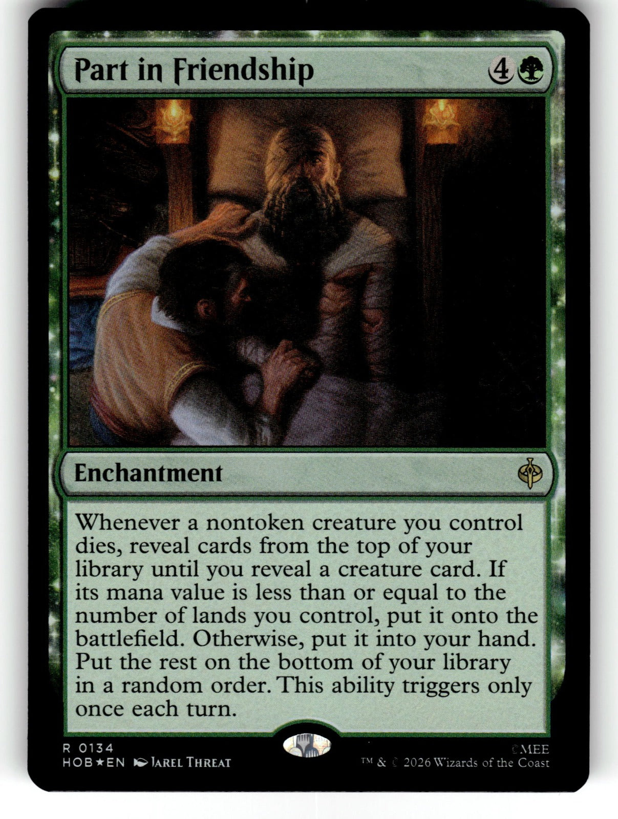 Part in Friendship – 134 HOB: The Hobbit R Foil NM