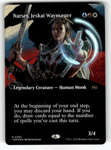 Narset, Jeskai Waymaster (Borderless) – 365 TDM: Tarkir: Dragonstorm R Foil NM