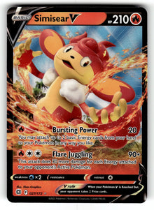 Simisear V – 027/172 SWSH09: SWSH09: Brilliant Stars Ultra Rare Holo NM