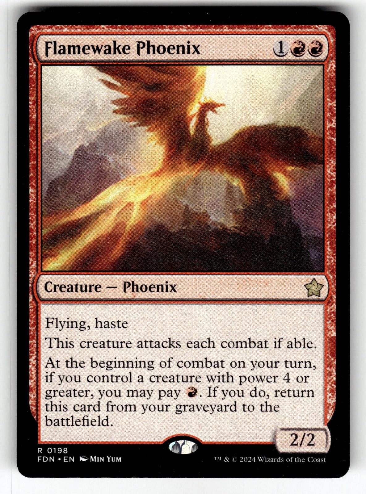 Flamewake Phoenix – 198 FDN: Foundations R NM