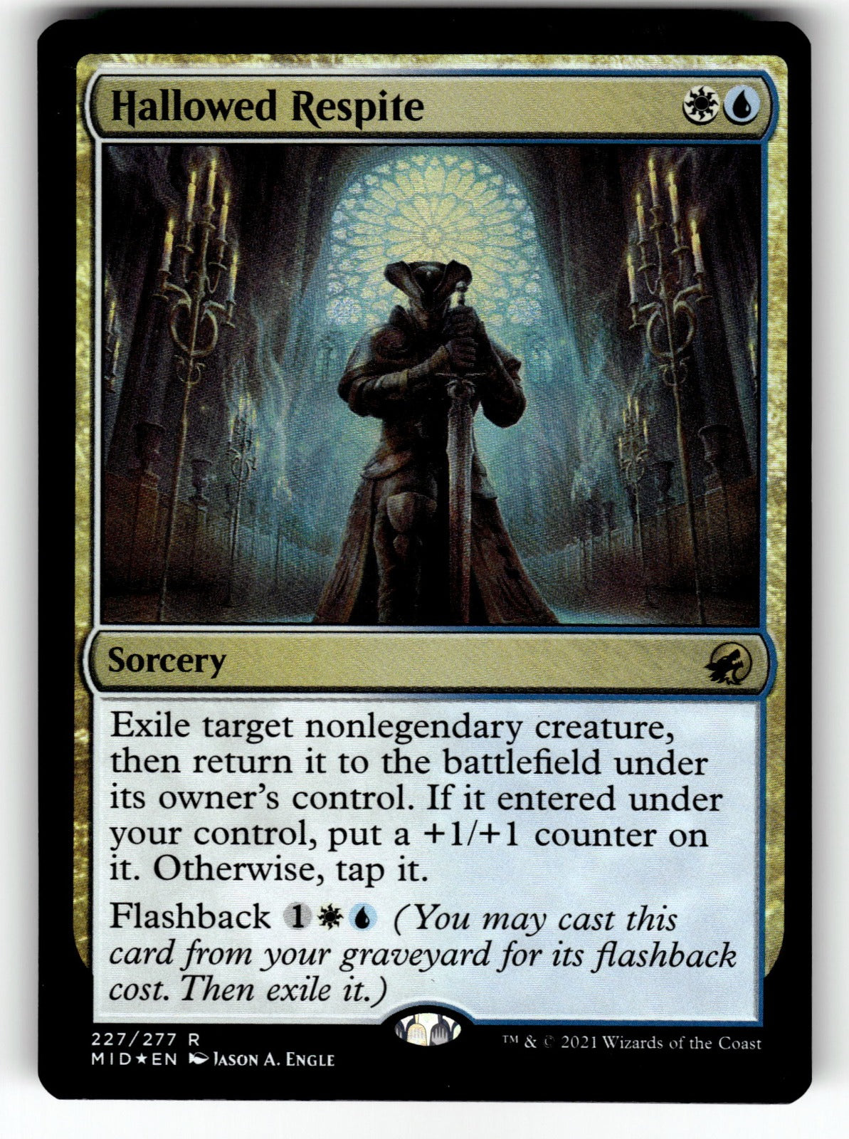 Hallowed Respite – 227 MID: Innistrad: Midnight Hunt R FoilNM