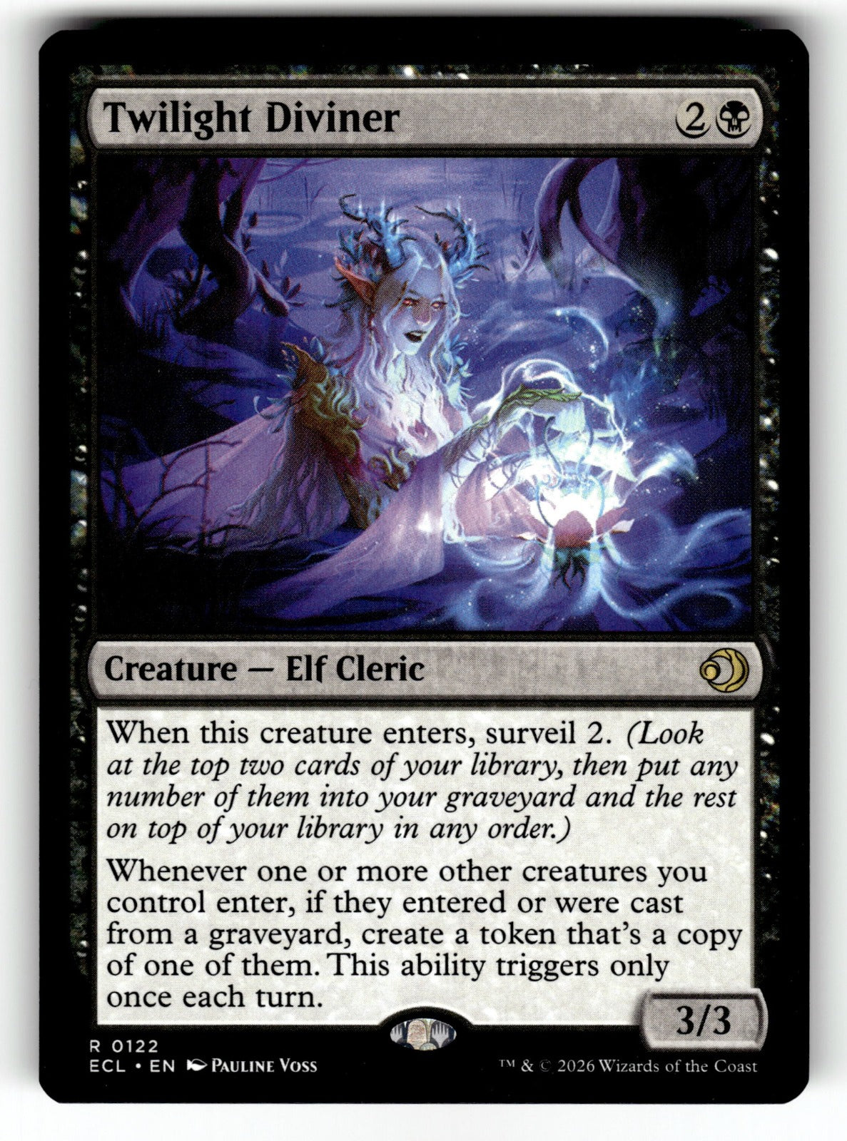 Twilight Diviner – 122 ECL: Lorwyn Eclipsed R NM