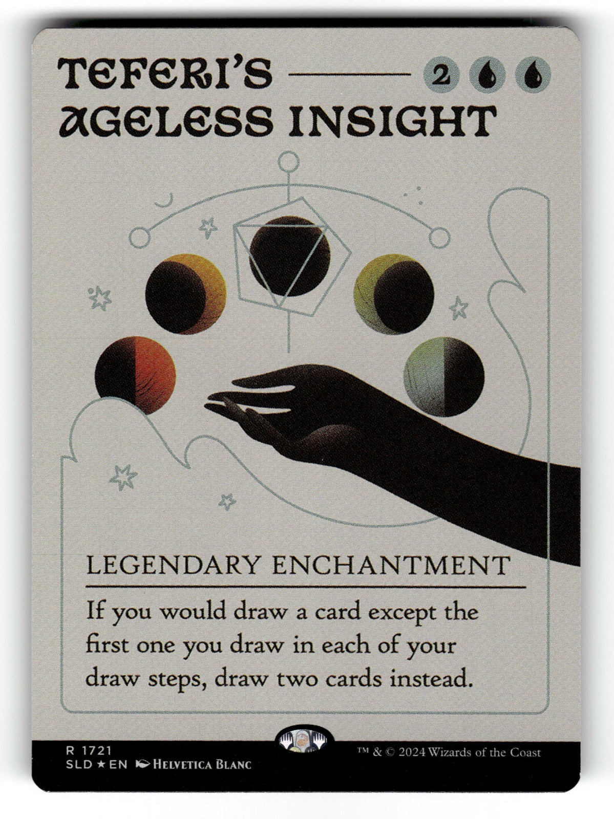 Teferi's Ageless Insight (Rainbow Foil) – 1721 SLD: Secret Lair Drop Series R Foil NM
