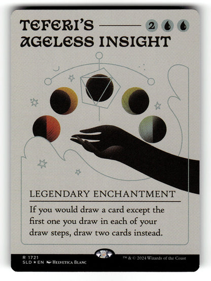Teferi's Ageless Insight (Rainbow Foil) – 1721 SLD: Secret Lair Drop Series R Foil NM