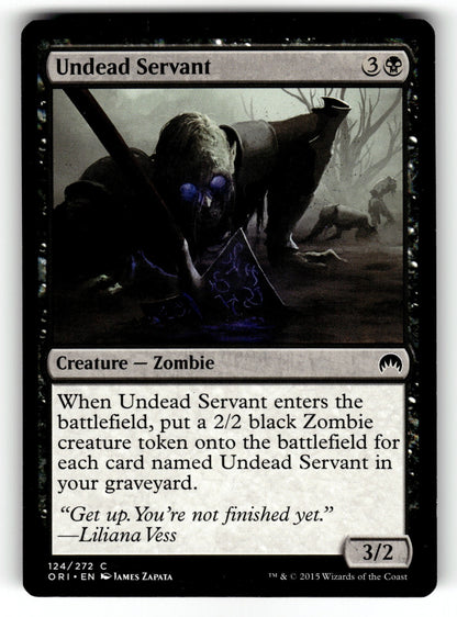 Undead Servant – 124 ORI: Magic Origins C LP