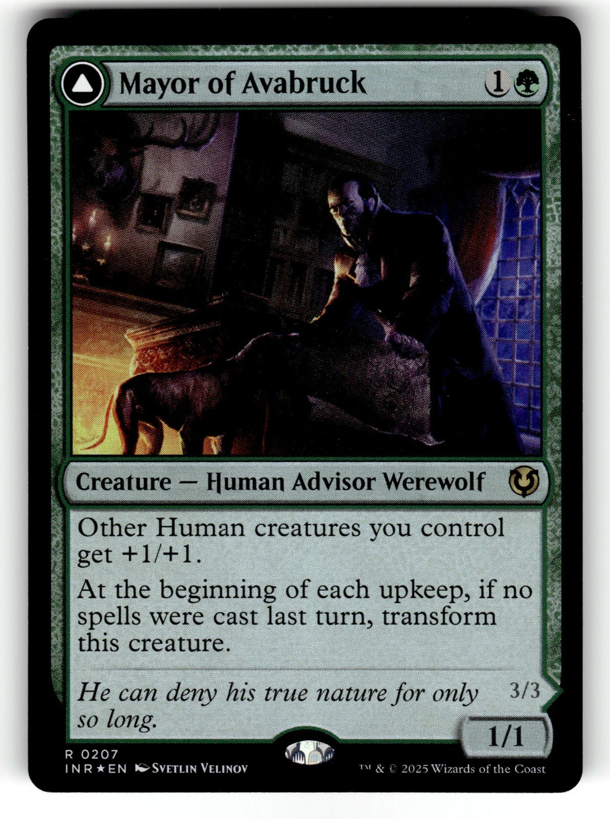 Mayor of Avabruck – 207 INR: Innistrad Remastered R Foil NM