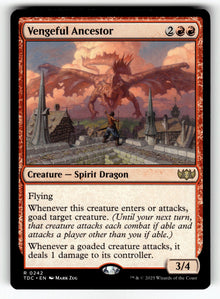 Vengeful Ancestor – 242 TDC: Commander: Tarkir: Dragonstorm R NM