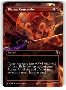 Blazing Crescendo (Borderless) – 340 MSH: Marvel Super Heroes C NM