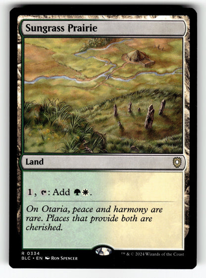Sungrass Prairie – 334 BLC: Commander: Bloomburrow R NM
