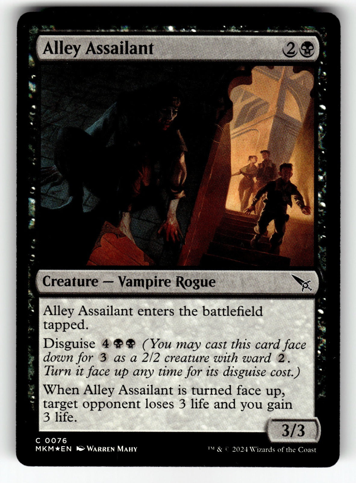 Alley Assailant – 76 MKM: Murders at Karlov Manor C Foil NM
