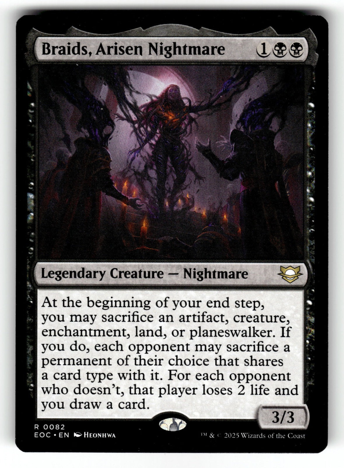 Braids, Arisen Nightmare – 82 EOC: Commander: Edge of Eternities R LP