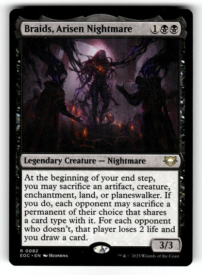 Braids, Arisen Nightmare – 82 EOC: Commander: Edge of Eternities R LP