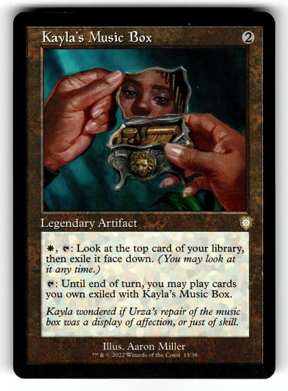 Kayla's Music Box (Retro Frame) – 15 BRC: Commander: The Brothers' War R NM