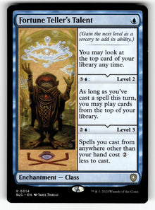 Fortune Teller's Talent – 14 BLC: Commander: Bloomburrow R NM