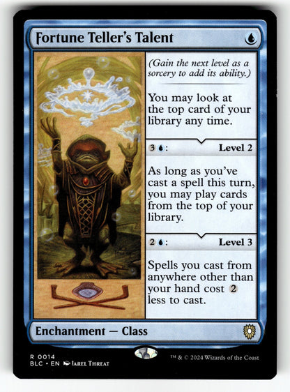 Fortune Teller's Talent – 14 BLC: Commander: Bloomburrow R NM