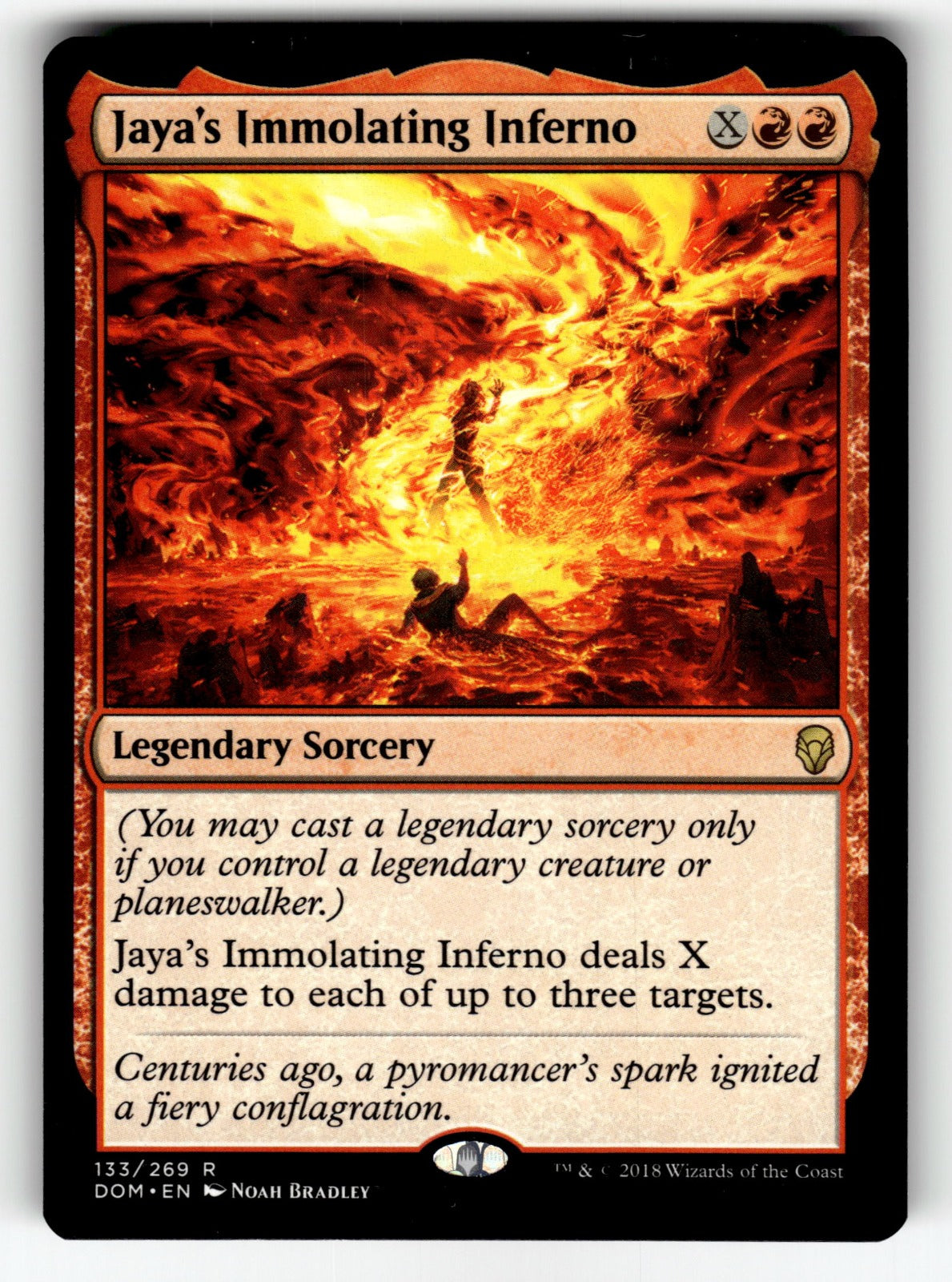 Jaya's Immolating Inferno – 133 DOM: Dominaria R LP