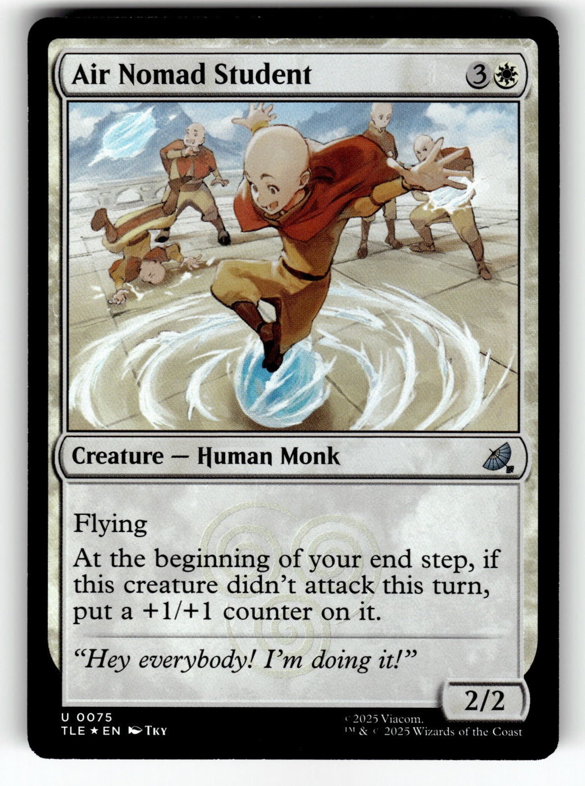Air Nomad Student – 75 TLE: Avatar: The Last Airbender: Eternal-Legal U Foil NM