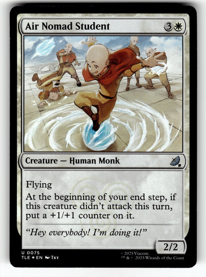 Air Nomad Student – 75 TLE: Avatar: The Last Airbender: Eternal-Legal U Foil NM