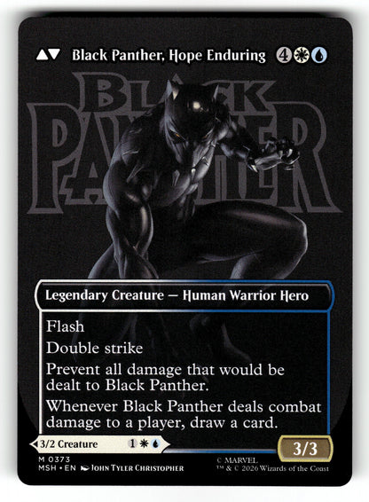 King T'Challa (Borderless) – 373 MSH: Marvel Super Heroes M NM