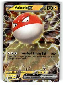 Voltorb ex – 058/217 ASC: ME: Ascended Heroes Double Rare Holo NM