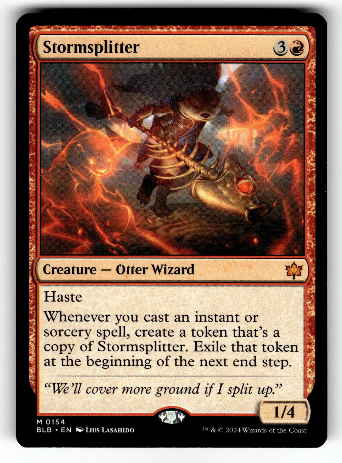 Stormsplitter – 154 BLB: Bloomburrow M NM