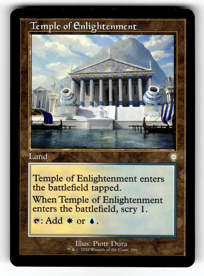 Temple of Enlightenment (Retro Frame) – 206 BRC: Commander: The Brothers' War R NM