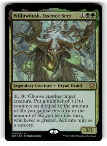 Willowdusk, Essence Seer – 6 C21: Commander 2021 M Foil LP