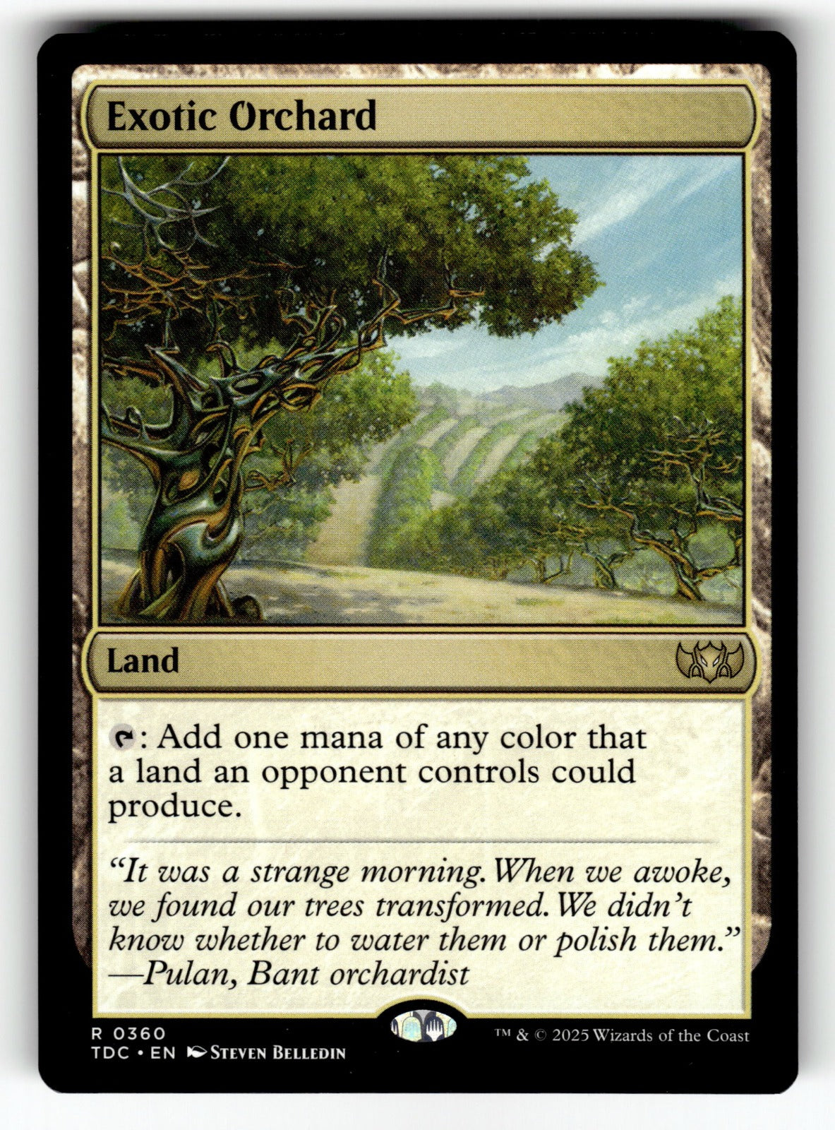 Exotic Orchard – 360 TDC: Commander: Tarkir: Dragonstorm R NM