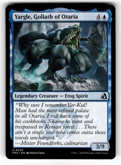 Yargle, Goliath of Otaria – 225 FRA: Reality Fracture U NM