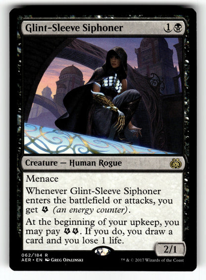Glint-Sleeve Siphoner – 62 AER: Aether Revolt R NM