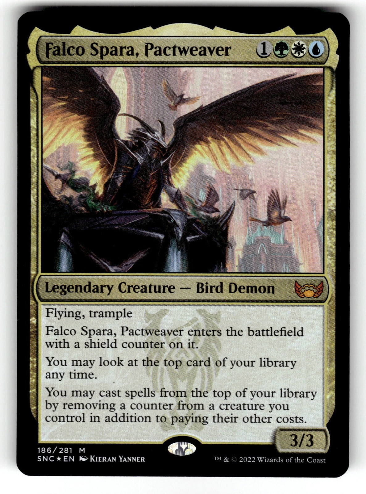 Falco Spara, Pactweaver – 186 SNC: Streets of New Capenna M Foil NM