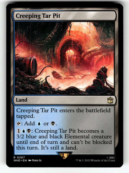 Creeping Tar Pit – 267 WHO: Universes Beyond: Doctor Who R NM