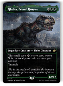 Ghalta, Primal Hunger (Borderless) – 335 FDN: Foundations R NM