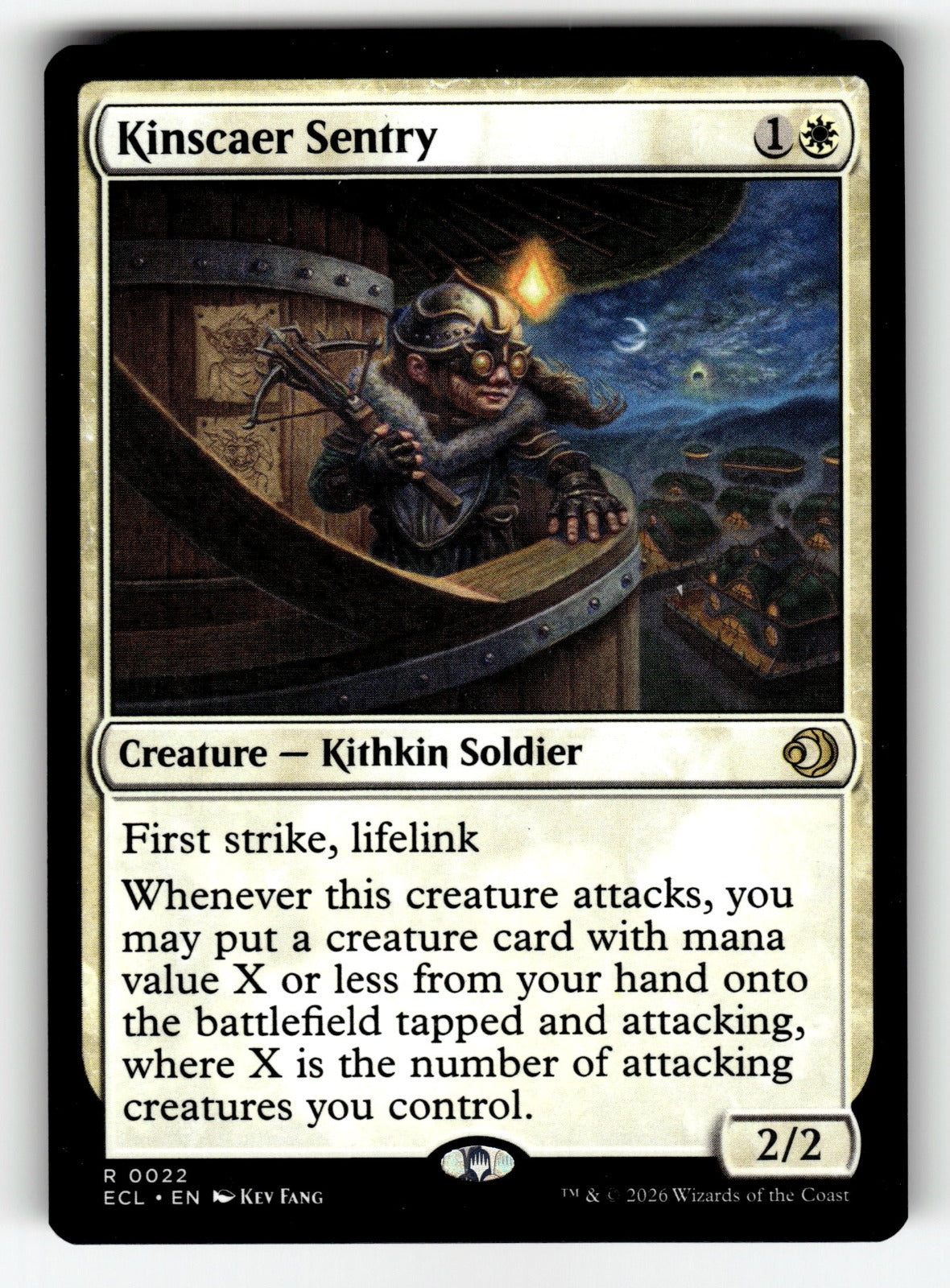 Kinscaer Sentry – 22 ECL: Lorwyn Eclipsed R NM