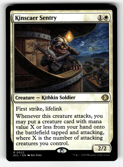 Kinscaer Sentry – 22 ECL: Lorwyn Eclipsed R NM