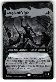 Azog, Moria's Ruin (Showcase) – 222 HOB: The Hobbit R Foil NM
