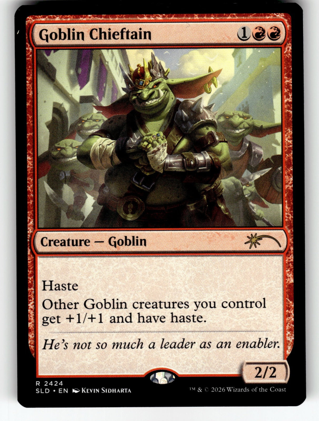 Goblin Chieftain – 2424 SLD: Secret Lair Drop Series R NM
