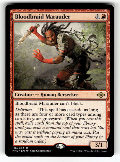 Bloodbraid Marauder – 116 MH2: Modern Horizons 2 R NM