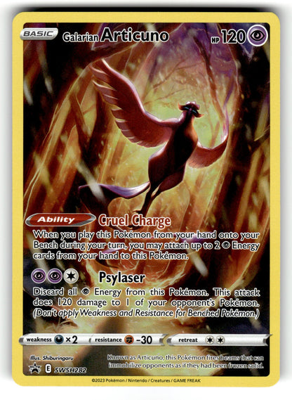 Galarian Articuno – SWSH282 SWSD: SWSH: Sword & Shield Promo Cards Promo HoloNM