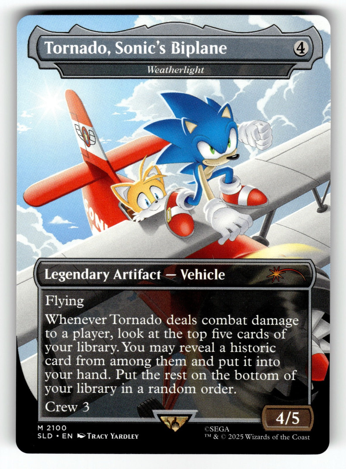 Tornado, Sonic's Biplane - Weatherlight – 2100 SLD: Secret Lair Drop Series M LP