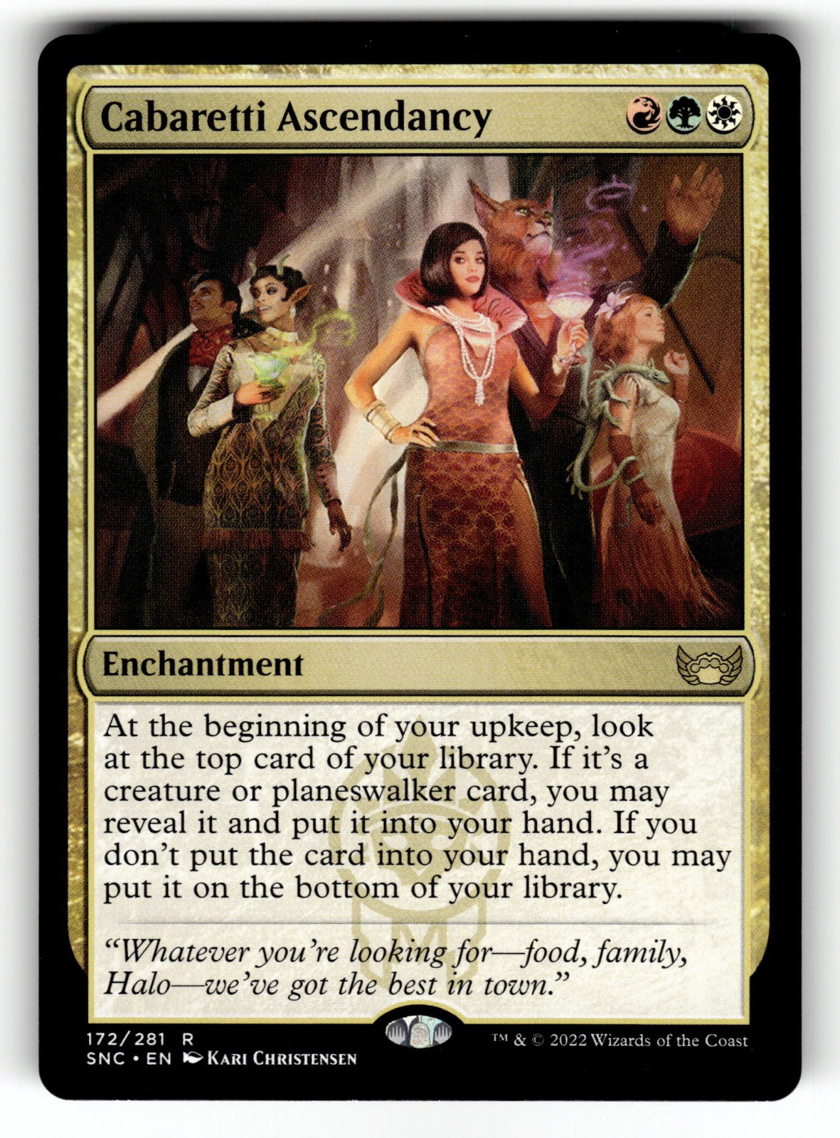 Cabaretti Ascendancy – 172 SNC: Streets of New Capenna R NM