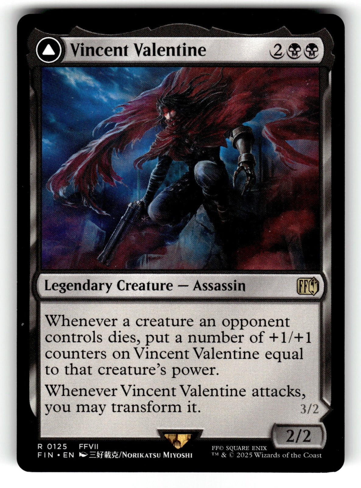 Vincent Valentine – 125 FIN: FINAL FANTASY R NM