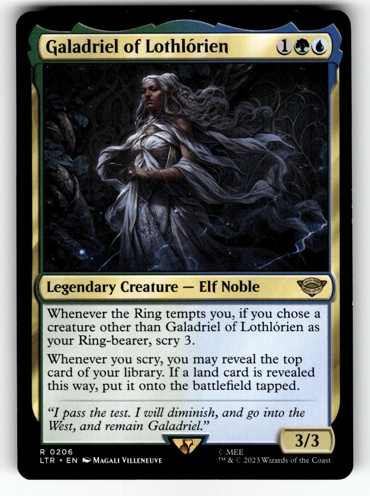 Galadriel of Lothlorien – 206 LTR: Universes Beyond: The Lord of the Rings: Tales of Middle-earth R NM