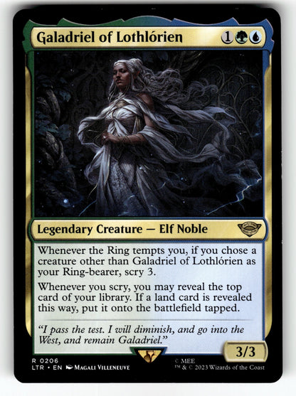 Galadriel of Lothlorien – 206 LTR: Universes Beyond: The Lord of the Rings: Tales of Middle-earth R NM