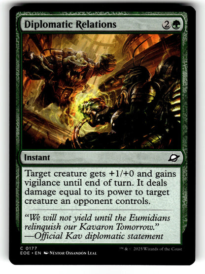 Diplomatic Relations – 177 EOE: Edge of Eternities C NM